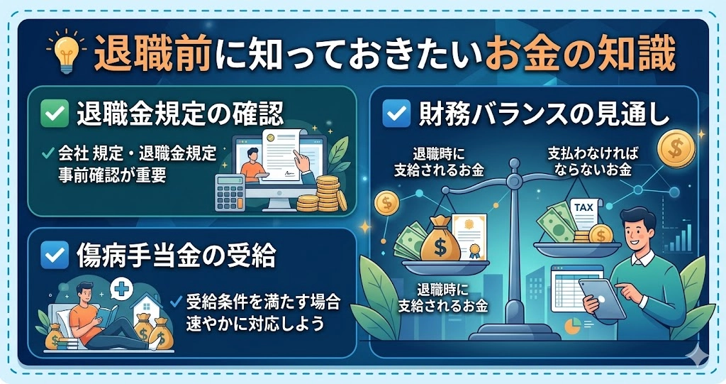退職前に調べておきたい退職に関するお金の知識