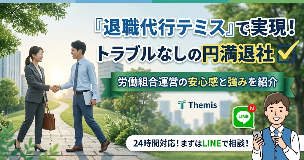 退職代行で円満退社を実現できる？無理なく辞めるコツと退職代行テミスの強み