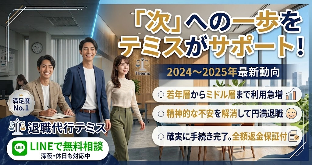 退職代行サービスの利用率動向（2024～2025年）