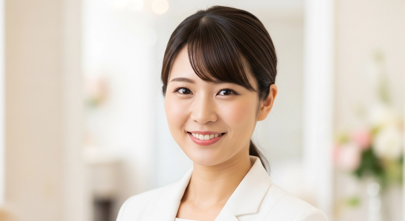 セラピストのプロフィール写真撮影イメージ