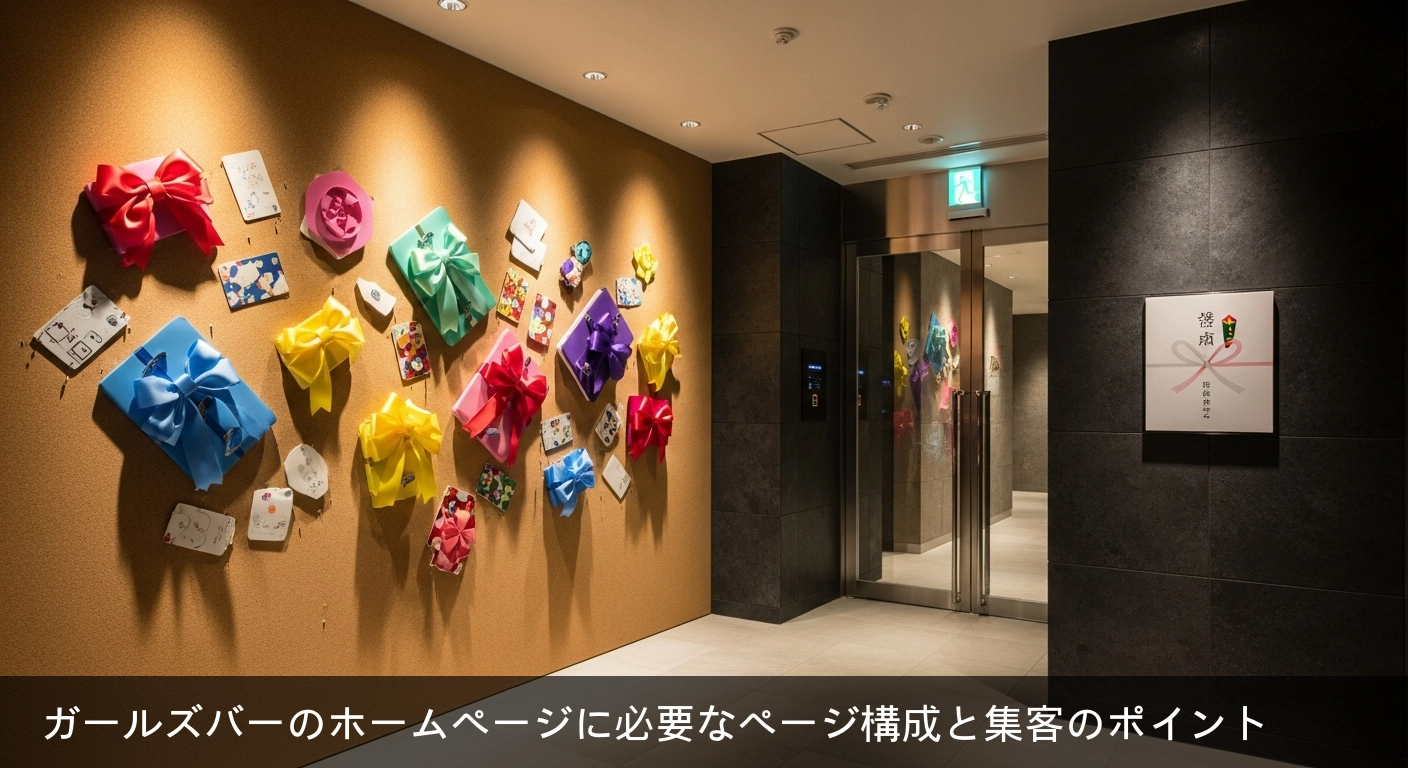ガールズバーのホームページに必要なページ構成と集客のポイント